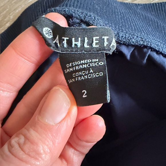 Athleta Brooklyn Mid Rise Ankle Pant Navy Blue size 2 - Picture 6 of 8